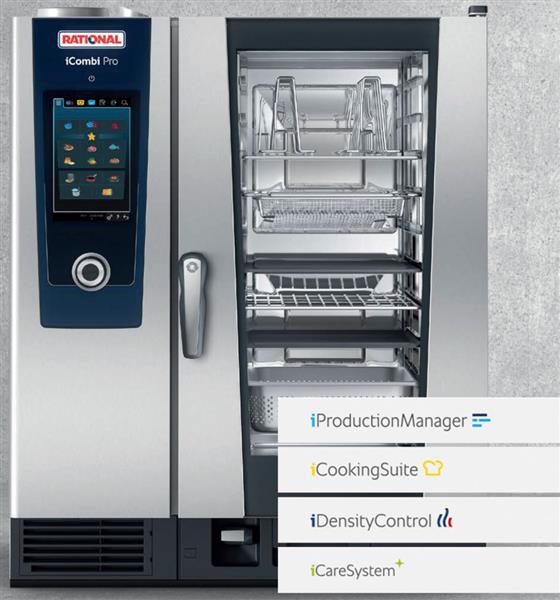 Grote foto rational icombi pro 10 1 1e combisteamer elektrisch witgoed en apparatuur fornuizen