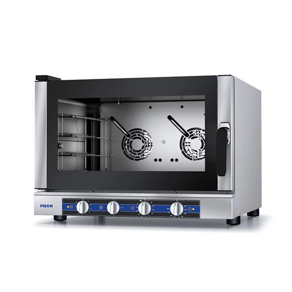 Grote foto piron galilei combisteamer manuele besturing 4 rek witgoed en apparatuur fornuizen