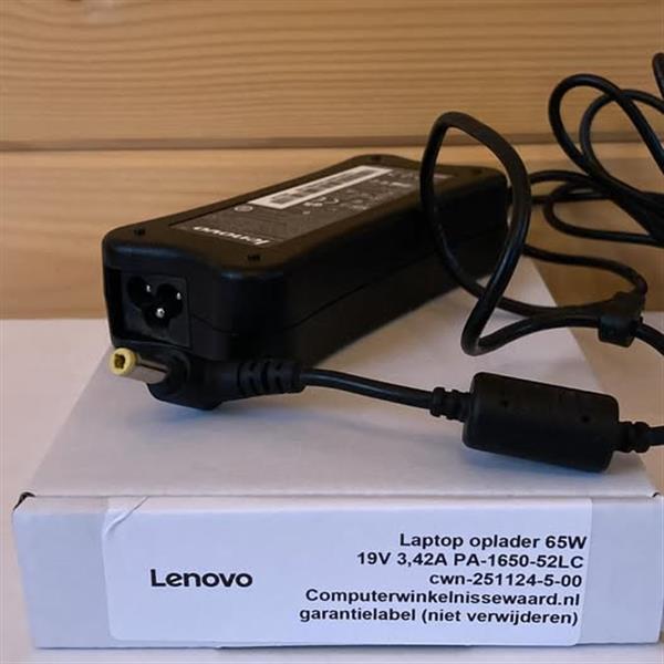 Grote foto nieuwstaat lenovo 65w laptop adapter origineel pa 1650 52lc computers en software overige computers en software