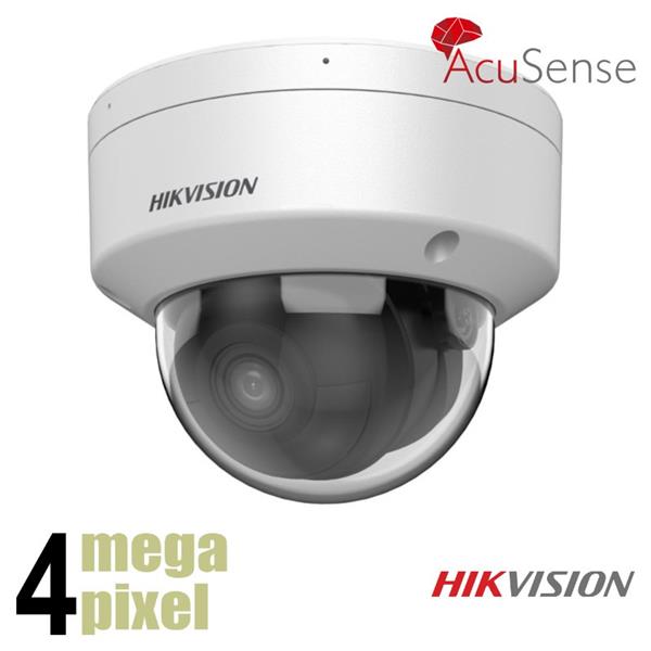 Grote foto hikvision 4mp acusense ip camera 2.8mm 30m nachtzicht darkfighter microfoon 2cd2146g2h isu audio tv en foto videobewakingsapparatuur