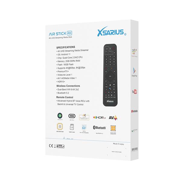 Grote foto xsarius air tv stick 4k uhd diversen overige diversen