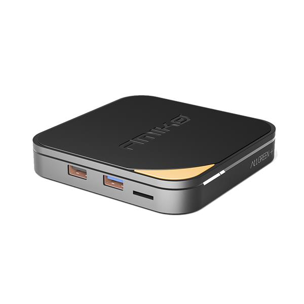 Grote foto amiko a11 green plus iptv set top box telecommunicatie zenders en ontvangers