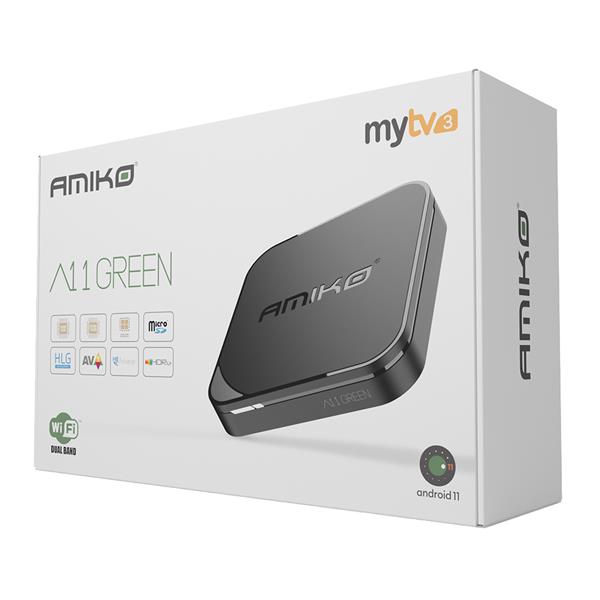 Grote foto amiko a11 green android iptv set top box diversen overige diversen