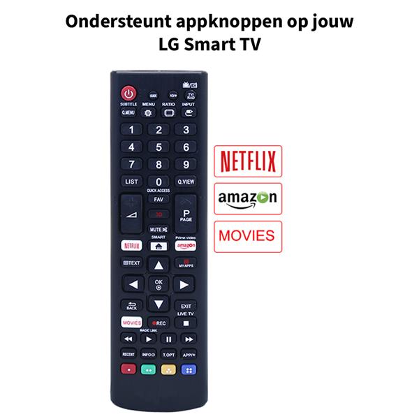 Grote foto lg universele afstandsbediening voor alle lg smart tvs slimtron lg uni v2 remote diversen overige diversen