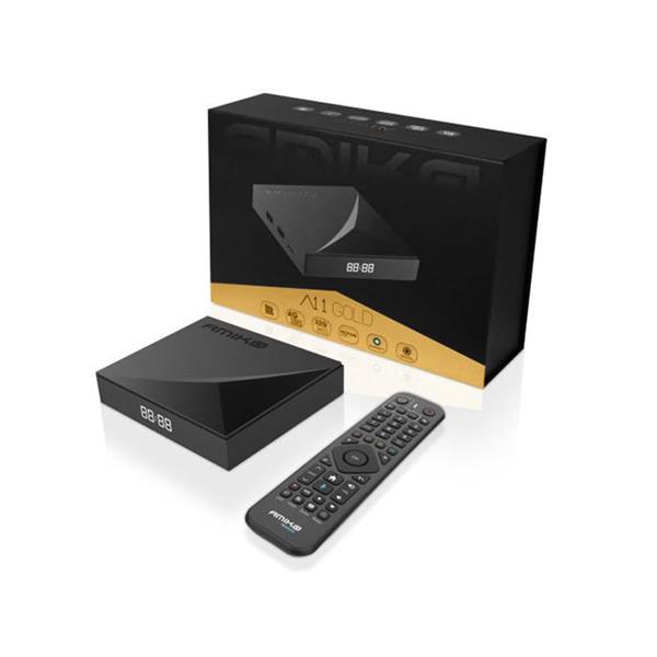 Grote foto amiko a11 gold iptv set top box telecommunicatie zenders en ontvangers