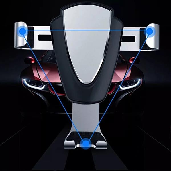 Grote foto universele autohouder ventilatierooster metaal gravity telecommunicatie toebehoren en onderdelen