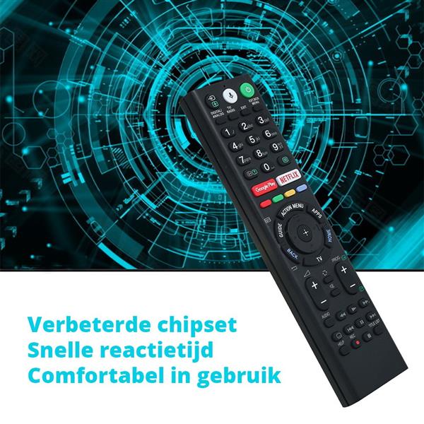 Grote foto sony universele voice afstandsbediening rmf tx310e bravia smart tv remote slimtron tx310e alte diversen overige diversen