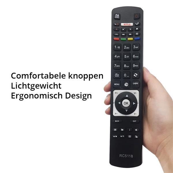 Grote foto hitachi universele afstandsbediening rc5118 slimtron hit v1 diversen overige diversen