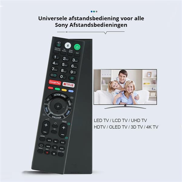 Grote foto sony universele voice afstandsbediening rmf tx300e bravia smart tv remote slimtron rmf tx300e computers en software overige