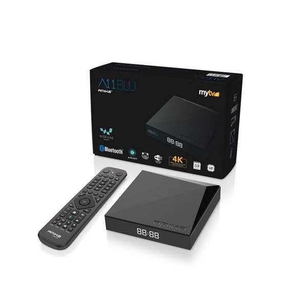 Grote foto amiko a11 blu iptv set top box telecommunicatie zenders en ontvangers
