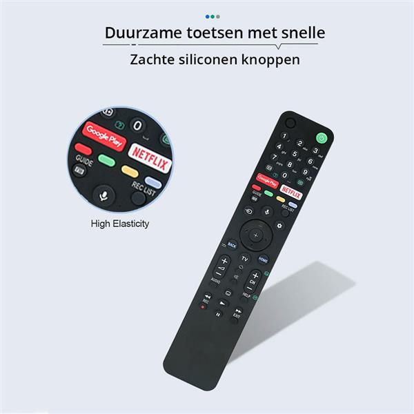 Grote foto slimtron universele sony voice afstandsbediening rmt tx500e met appknoppen computers en software overige