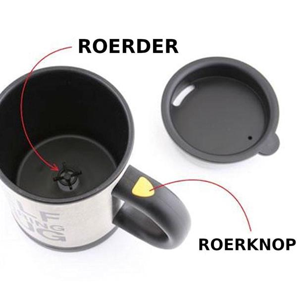 Grote foto zelfroerende koffiebeker 400 ml diversen overige diversen