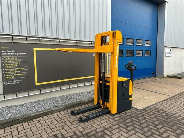 Grote foto vs 21848 elektrische triplex stapelaar jungheinrich ejc16 4.600mm doe het zelf en verbouw hefwerktuigen