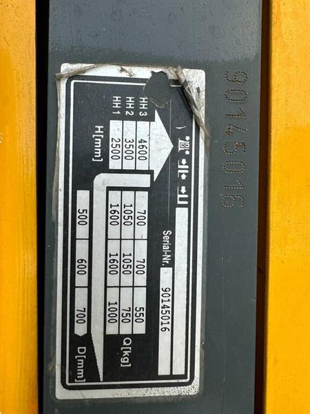 Grote foto vs 21848 elektrische triplex stapelaar jungheinrich ejc16 4.600mm doe het zelf en verbouw hefwerktuigen