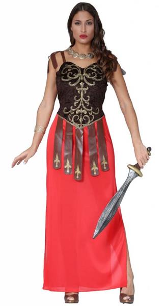 Grote foto gladiator kostuum dames deluxe verzamelen overige verzamelingen