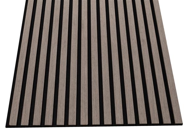Grote foto akoestische wandpaneel grey oak 270x60cm doe het zelf en verbouw materialen en producten