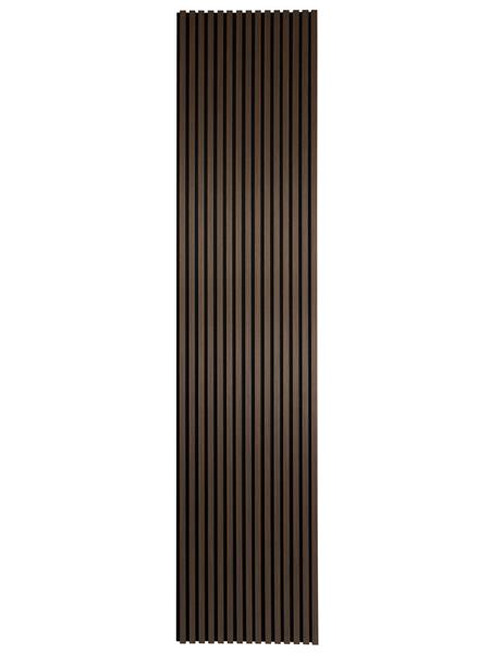 Grote foto akoestische wandpaneel black walnut 270x60cm huis en inrichting kachels en openhaarden
