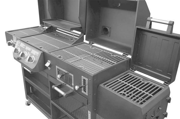 Grote foto 4 in 1 combi barbecue arizona tuin en terras buitenkeukens