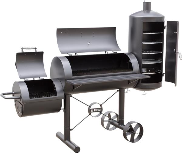 Grote foto houtskool smoker kiona tuin en terras buitenkeukens