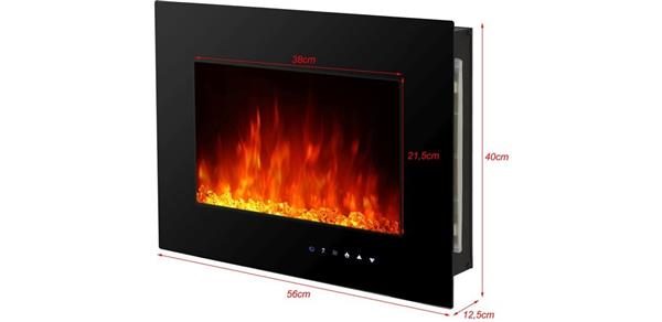 Grote foto el fuego elektrische led haard aarau 2 huis en inrichting kachels en openhaarden
