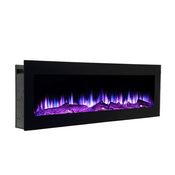 Grote foto el fuego elektrische led inbouw sfeerhaard everest 250cm huis en inrichting kachels en openhaarden