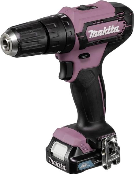 Grote foto makita hp333dsap roze accu klopboorschroefmachine 1x 2ah accu doe het zelf en verbouw gereedschappen en machines