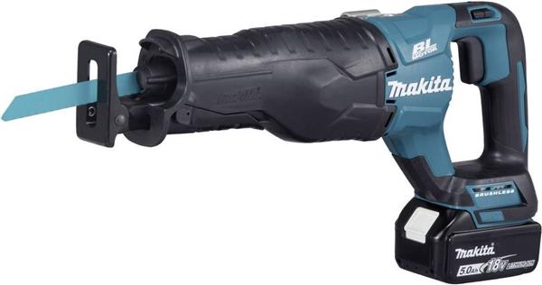 Grote foto makita djr187rt 18v li ion accu reciprozaag set 1x 5.0ah accu snelwissel variabel koolborste doe het zelf en verbouw gereedschappen en machines