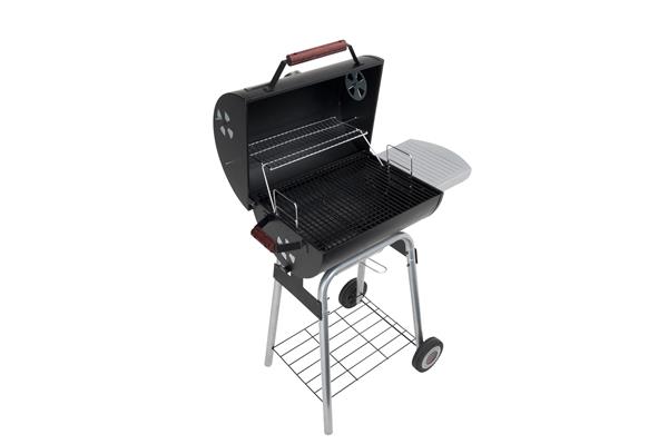 Grote foto landmann houtskoolbarbecue black taurus 440 tuin en terras buitenkeukens