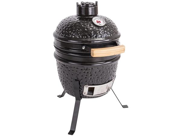 Grote foto mini kamado barbecue 27cm tuin en terras buitenkeukens