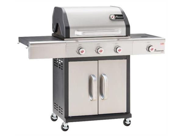 Grote foto gasbarbecue triton pts 3.1 zilver grijs tuin en terras buitenkeukens