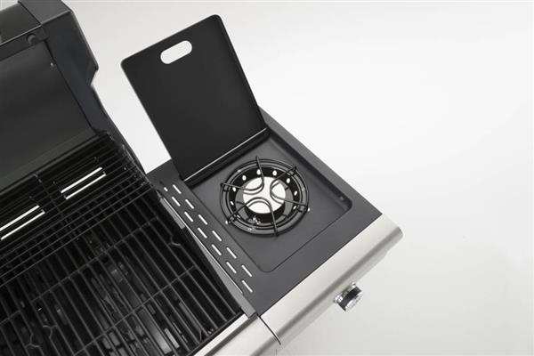 Grote foto gasbarbecue triton pts 4.1 zilver grijs tuin en terras buitenkeukens