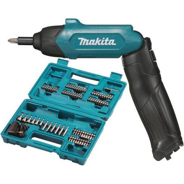 Grote foto makita schroevendraaier met ingebouwde 1 5 ah li on accu 3 6v incl. 81 delige acc.set doe het zelf en verbouw gereedschappen en machines