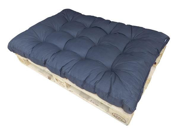 Grote foto palletkussen 120x80x16cm zwart tuin en terras overige tuin en terras