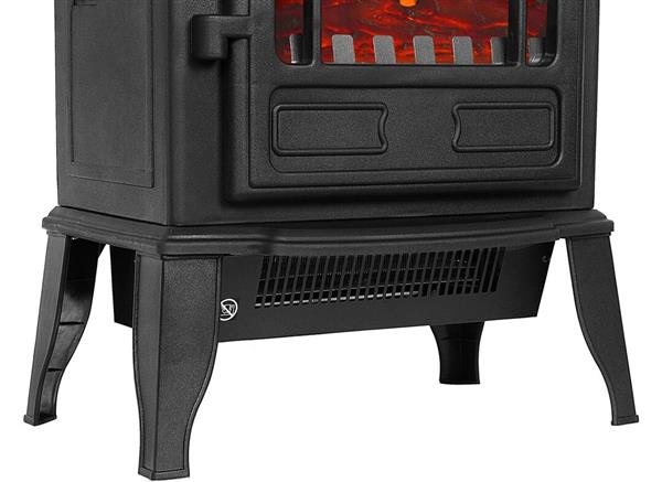 Grote foto el fuego elektrische haard como zwart 2000w huis en inrichting kachels en openhaarden