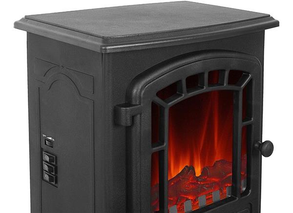 Grote foto el fuego elektrische haard como zwart 2000w huis en inrichting kachels en openhaarden