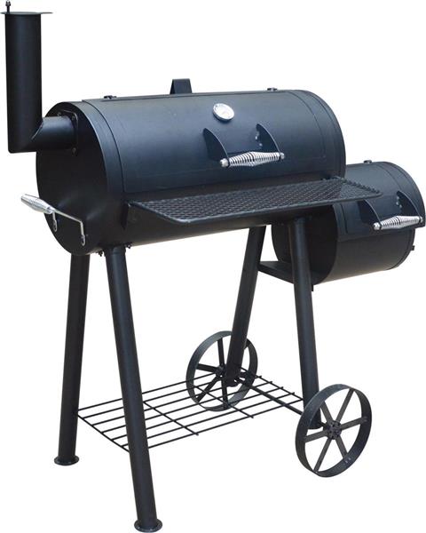 Grote foto houtskool barbecue smoker edmonton tuin en terras buitenkeukens