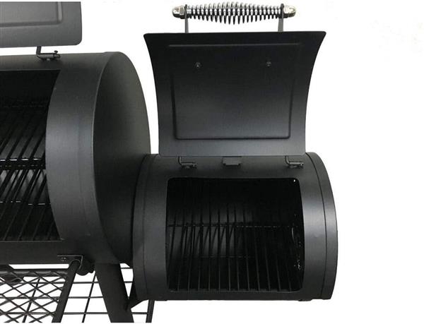 Grote foto houtskool barbecue smoker edmonton tuin en terras buitenkeukens