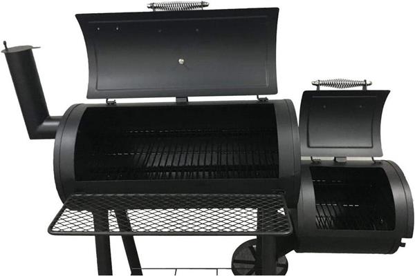 Grote foto houtskool barbecue smoker edmonton tuin en terras buitenkeukens