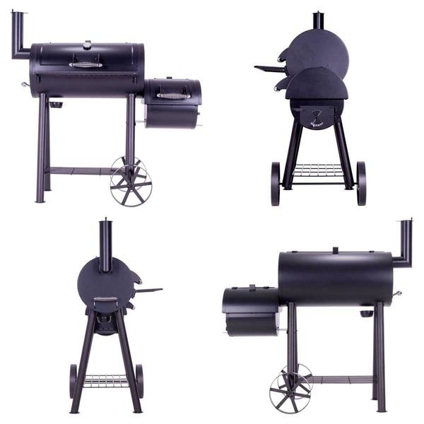 Grote foto houtskool barbecue smoker edmonton tuin en terras buitenkeukens