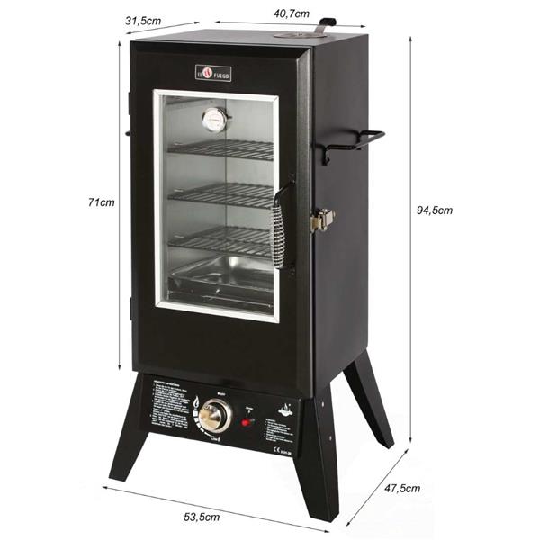 Grote foto gas smoker portland w tuin en terras buitenkeukens
