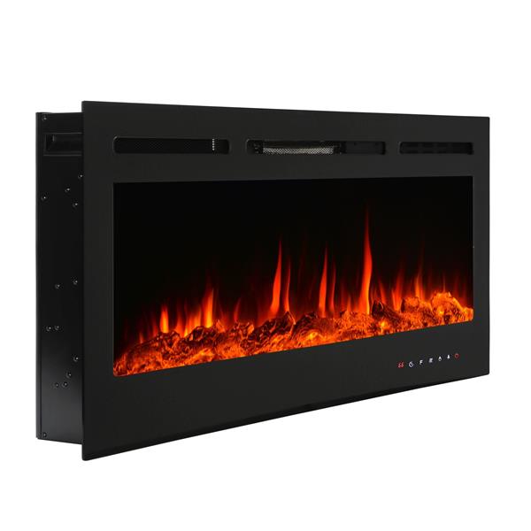 Grote foto el fuego elektrische inbouw sfeerhaard mont blanc 178cm huis en inrichting kachels en openhaarden