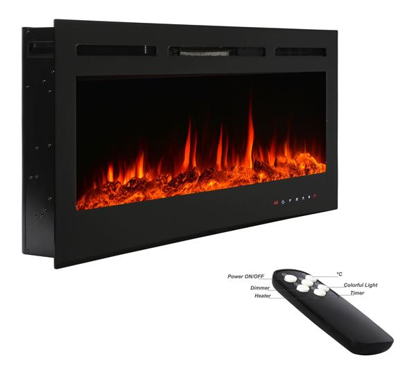 Grote foto el fuego elektrische inbouwhaard cervinia 152 5cm huis en inrichting kachels en openhaarden