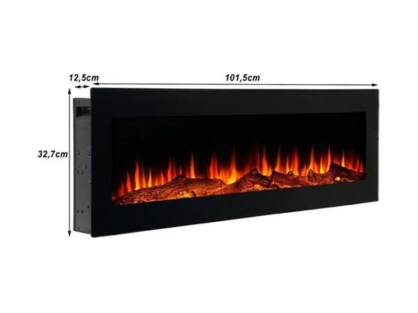 Grote foto el fuego elektrische led haard lausanne 900 1800 w huis en inrichting kachels en openhaarden
