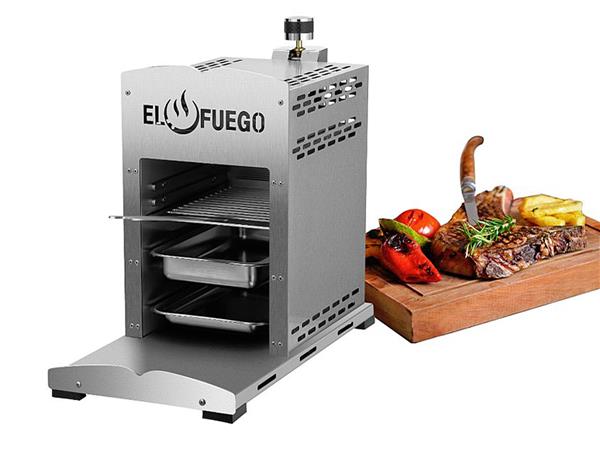 Grote foto el fuego steak grill fiorentina tuin en terras buitenkeukens