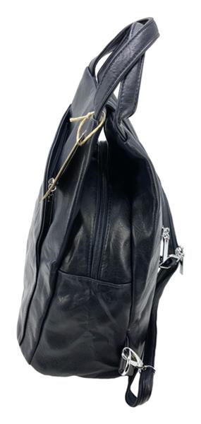 Grote foto rug schoudertas the triangle bag van flores lederwaren navy sieraden tassen en uiterlijk schoudertassen