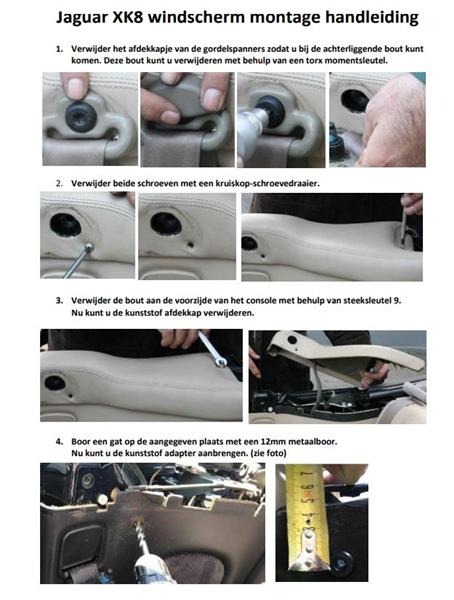 Grote foto windscherm jaguar xk8 auto onderdelen overige auto onderdelen