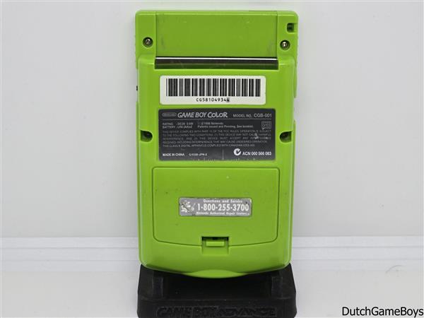 Grote foto gameboy color console kiwi lime green spelcomputers games overige merken