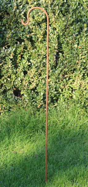 Grote foto tuinhaak herdersstaf 80 cm. sh10012 tuin en terras tuindecoratie