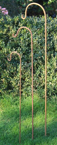 Grote foto tuinhaak herdersstaf 80 cm. sh10012 tuin en terras tuindecoratie