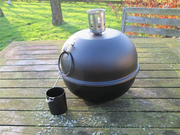 Grote foto tuimeltoorts olielamp oliebol zwart l ff8z tuin en terras tuindecoratie